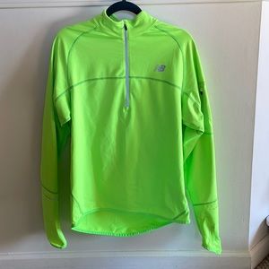 Athletic HIGH VIS running New Balance 1/4 zip